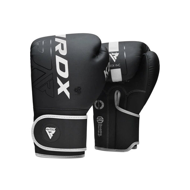 Боксерські рукавички RDX F6 Kara Matte White 8 унцій (BGR-F6MW-8OZ) - picture 2