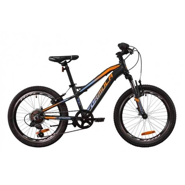 Велосипед Formula 20" BLACKWOOD 1.0 AM Vbr рама-11,5" Al 2020 сірий з блакитним (OPS-FR-20-052) - зображення 1