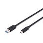 Дата кабель USB 3.0 AM to USB-C 1.0m Digitus (AK-300136-010-S) - зменшене зображення 1