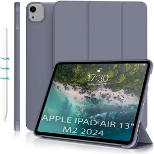 Чохол до планшета BeCover Tri Fold Soft TPU Silicone Apple iPad Air 13" M2/M3 (2024/2025) Purple (711743) зображення 1
