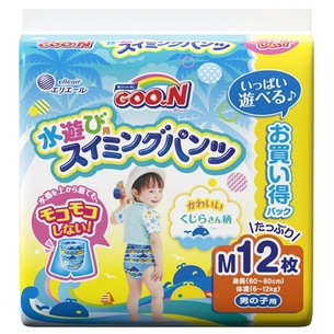 Підгузки GOO.N Трусики для плавання для хлопчиків 6-12 кг M 12 шт (853663) зображення 1