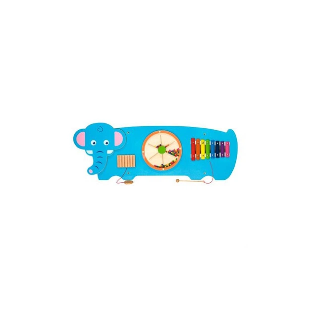 Развивающая игрушка Viga Toys Бизиборд Слоник (50472FSC) - изображение 1
