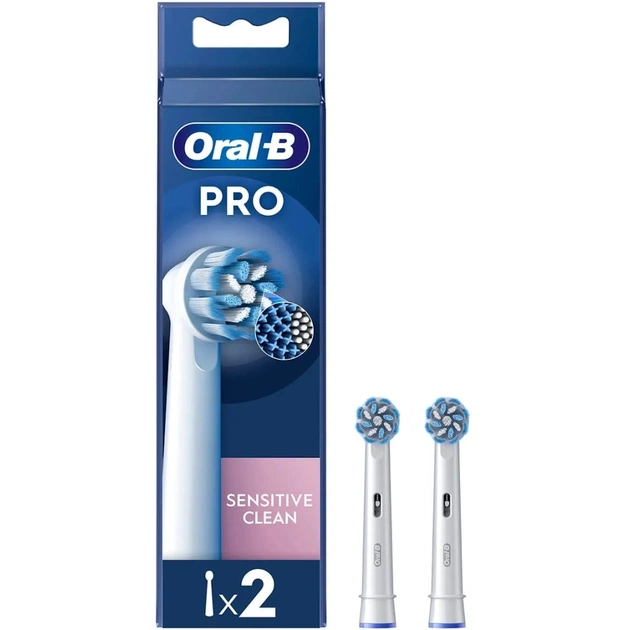 Насадка для зубної щітки Oral-B Sensitive Clean EB60X (2) (8006540847923) - зображення 1