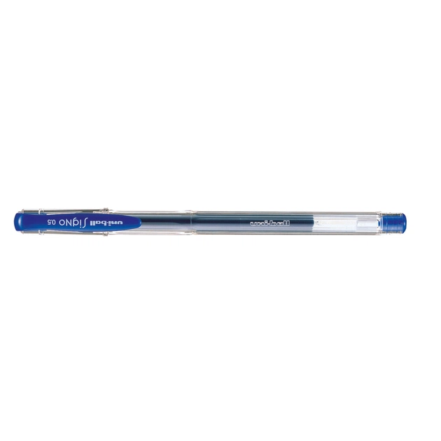Ручка гелевая UNI Signo Fine 0,7 мм синий (UM-100.(07).Blue) - изображение 1