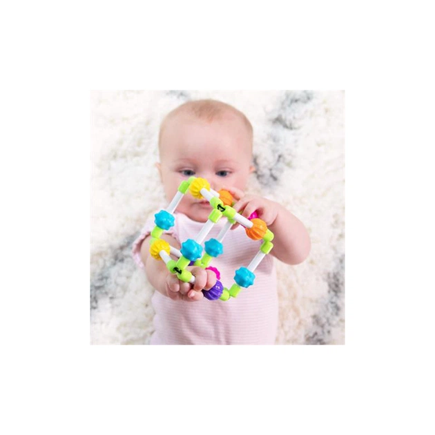 Брязкальце Fat Brain Toys прорізувач тактильний Куббі Quubi (F296ML) - picture 3