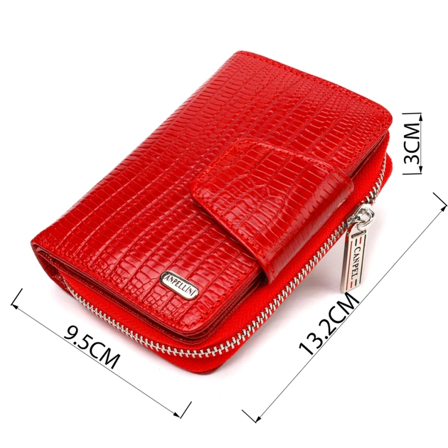 Портмоне Canpellini Из натуральной кожи Красное (21731) - изображение 3