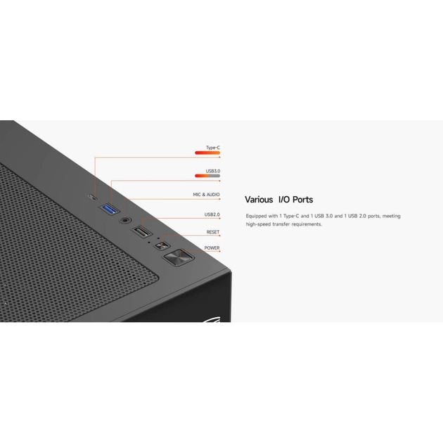 Корпус для ПК PcCooler C3 T700 ARGB BK - изображение 5