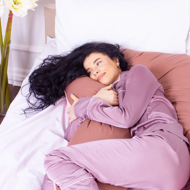 Подушка MirSon для вагітних та відпочинку Naturale Line №8002 U-подібна Riccarda (2200006178125) - picture 4