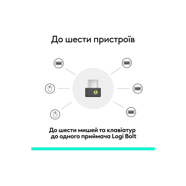 Адаптер Logitech BOLT Receiver USB-C - 2.4GHZ (L956-000157) - picture 5