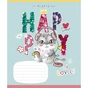 Зошит Школярик I love you 12 аркушів лінія (012-3295L) - уменьшенное изображение 2