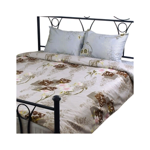 Постільна білизна Руно Сатин двоспальна (655.137К_3615Grey pink) зображення 1