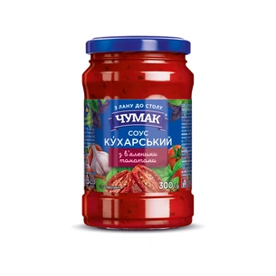 Соус Чумак Кухарський з в’яленими томатами 300 г с/б (4823096008943) зображення 1