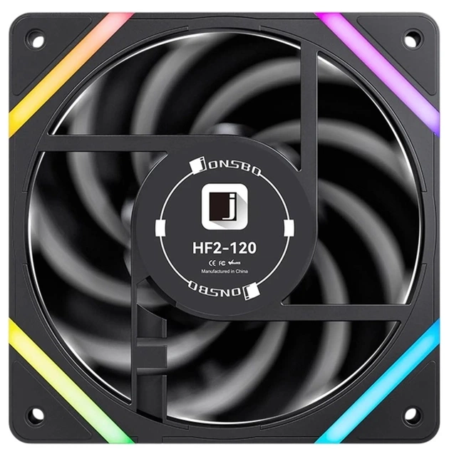 Кулер до корпусу JONSBO HF2-120B ARGB Black - picture 4