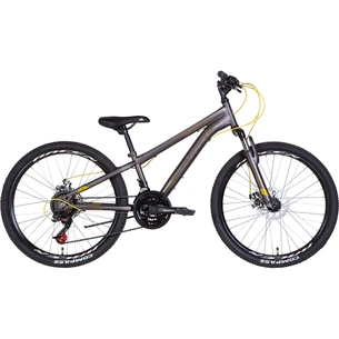 Велосипед Discovery 24" Rider AM DD рама-11,5" 2022 Grey/Yellow (OPS-DIS-24-308) зображення 1
