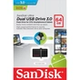USB флеш накопичувач SanDisk 64GB Ultra Dual Drive OTG Black USB 3.0 (SDDD2-064G-GAM46) - зменшене зображення 6