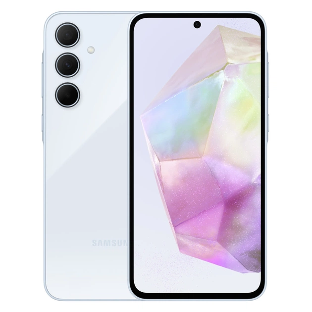 Мобільний телефон Samsung Galaxy A35 5G 6/128Gb Awesome Iceblue (SM-A356BLBBEUC) - изображение 1