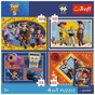 Пазл Trefl Premium Plus Kids Toy Story 5 Время игрушек 4х88 шт элементов (5900511347012) - уменьшенное изображение 7