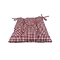 Подушка на стілець Прованс Клітинка бордо 40х40 (4823093431010) - зменшене зображення 2