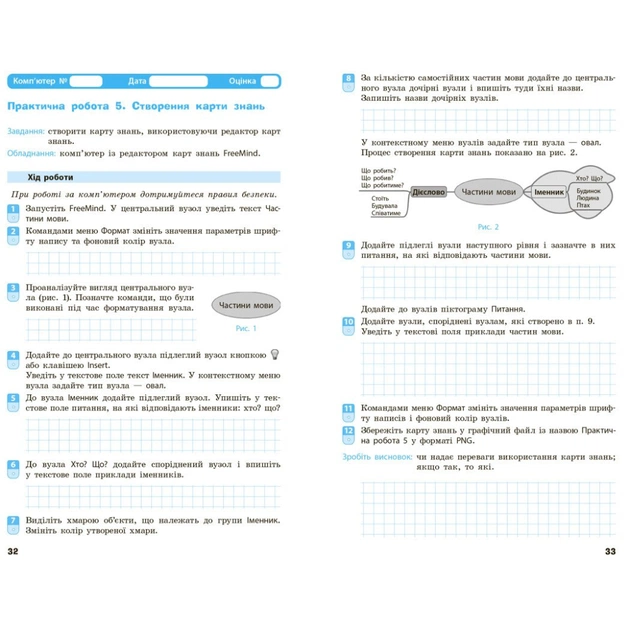 Робочий зошит Інформатика. 7 клас. О.О. Бондаренко, В.В. Ластовецький, О.П. Пилипчук, Є.А. Шестопалов Ранок (9786170988645) - изображение 6