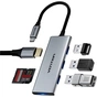 Концентратор Vention USB-C 6-in-1 3xUSB 3.0 + HDMI 4K30Hz + SD/TF 0.15m (TOOHB) - зменшене зображення 4