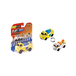 Машина Flip Cars 2 в 1 Бетономішалка і Траншеєкопач (EU463875-02) зображення 1