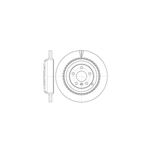 Гальмівний диск REMSA 61031.10 зображення 1
