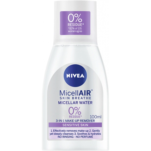 Міцелярна вода Nivea MicellAIR для чутливої шкіри 100 мл (42344759) - изображение 1