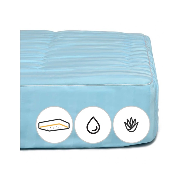 Наматрацник MirSon Valentino тенсел (Modal) Waterproof Aloe Vera 319/1 60x120 см (2200000356406) - зображення 1