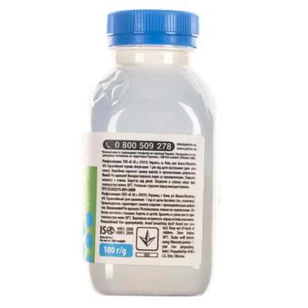 Тонер HP CLJ 1500/3000/4600/CP1215) CYAN 100г Patron (HCS-A-C-100) - picture 3