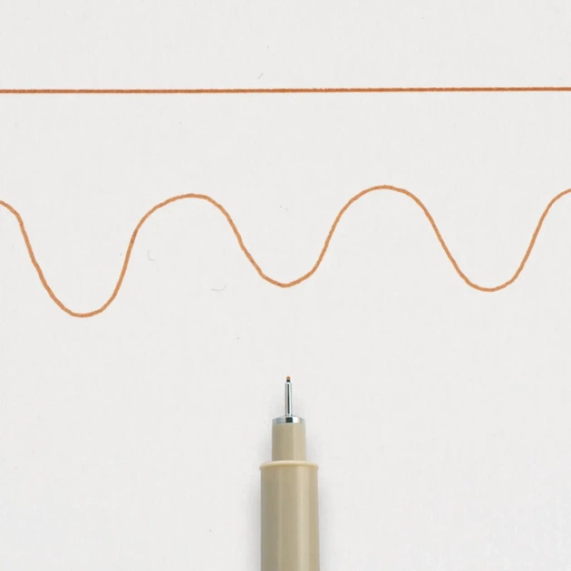 Лайнер Sakura Pigma Micron (0.1) 0,25 мм Коричневий (084511326309) - picture 3