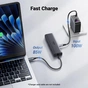 Концентратор Ugreen USB-C to HDMI + 2xUSB 3.2 + USB-C 3.2 + RJ45 + PD CM512 gray (45000) - зменшене зображення 6