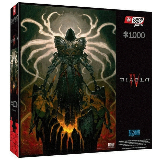 Пазл GoodLoot Diablo IV Inarius 1000 элементов (5908305244912) - изображение 1