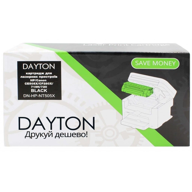 Картридж Dayton HP LJ CE505X/Canon 719H 6.9k (DN-HP-NT505X) - изображение 1