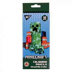 Олівці кольорові Yes 12 кол. Minecraft (290701) зображення 1