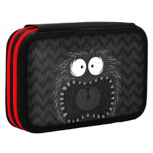 Пенал 1 вересня HP-01 Monster чорний (532986) зображення 1