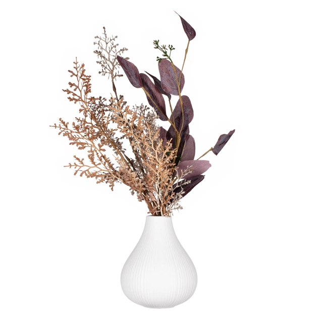 Ваза Ardesto Lucca, 13х15.5см, порцеляна, білий (AR3802W) - picture 2