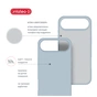Чохол до мобільного телефона Intaleo Silicone Case Apple iPhone 17 Air Light Blue (1283126630453) - зменшене зображення 5