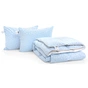 Ковдра MirSon Набір №2147 Bio-Blue Зима 50% пух 200х220 + подушки (2200003024739) - зменшене зображення 3