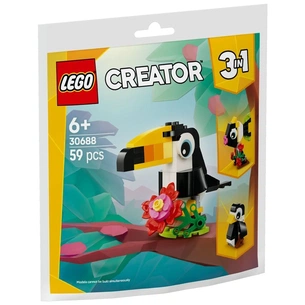 Конструктор LEGO Creator Тропічний тукан (30688) зображення 1