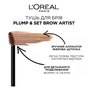 Туш для брів L'Oreal Paris Brow Artist Plump & Set 108 - Темно-коричневий 4.9 мл (3600523755288) - зменшене зображення 3