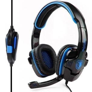 Навушники Sades Gpower Black/Blue (SA708-B-BL) зображення 1
