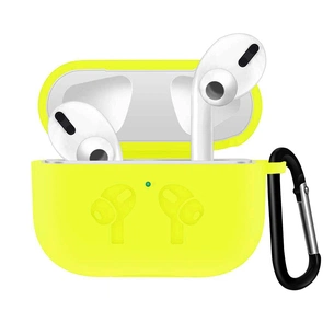 Чохол для навушників BeCover Silicon Protection для Apple AirPods Pro Yellow (704506) зображення 1