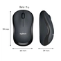 Мишка Logitech M220 Silent Grey (910-004878) - зменшене зображення 9