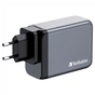 Зарядний пристрій Verbatim GaN 200 W 4 ports (2xUSB-C-100 W,USB-C-65 W /USB-A -3.0) (32204) - зменшене зображення 2