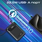 Універсальна мобільна батарея Promate PowerPod-20 20000mAh 35W Black - уменьшенное изображение 5