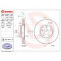 Гальмівний диск Brembo 09.A427.21 - зменшене зображення 1