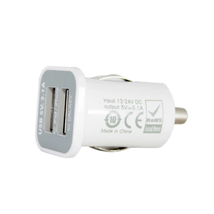 Зарядний пристрій PowerPlant 2*USB, 3.1A (DV00DV5036) зображення 1