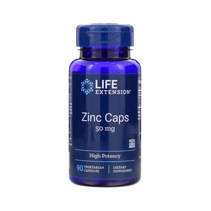 Мінерали Life Extension Цинк високої ефективності, Zinc Caps, High Potency, 50 мг, 9 (LEX-18139) зображення 1