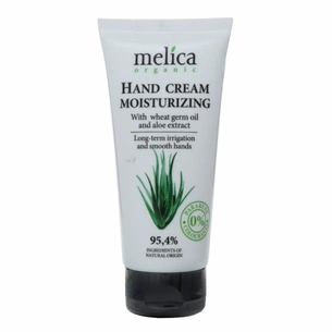 Крем для рук Melica Organic з олією зародків пшениці та екстрактом алое 100 мл (4770416342198) зображення 1