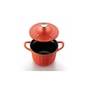 Гусятниця Buydeem CP541 Koi Red чавунна емальована 1.8 л (CP541-KR) - уменьшенное изображение 2